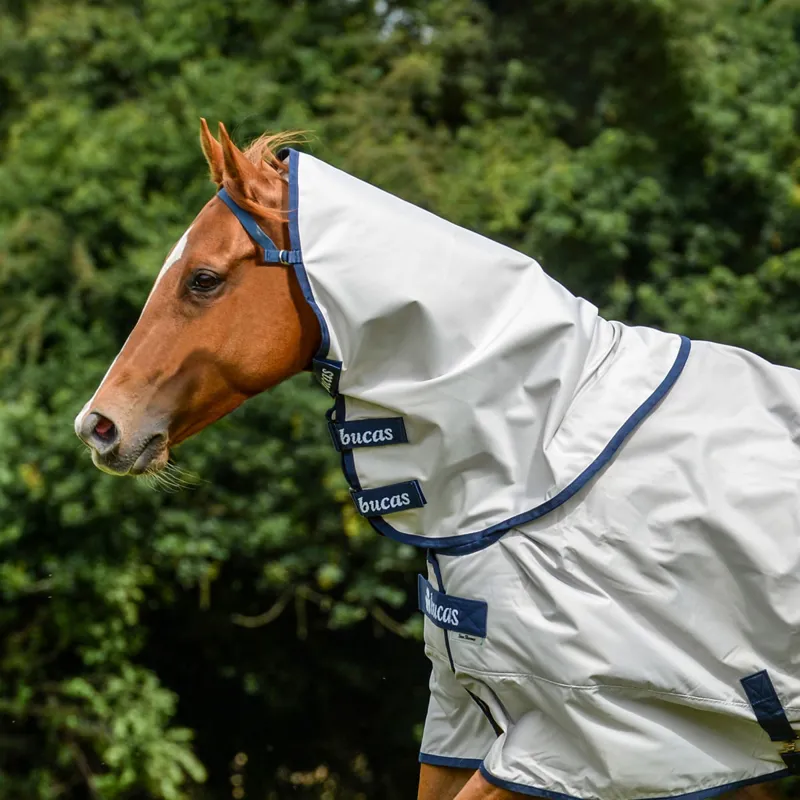 Bucas Sun Shower Neck Cover - Silver